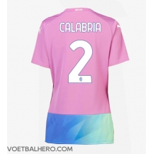 AC Milan Davide Calabria #2 Derde tenue Dames 2023-24 Korte Mouwen