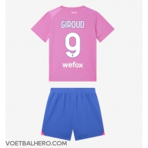 AC Milan Olivier Giroud #9 Derde tenue Kids 2023-24 Korte Mouwen (+ broek)