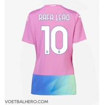 AC Milan Rafael Leao #10 Derde tenue Dames 2023-24 Korte Mouwen