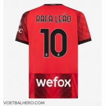 AC Milan Rafael Leao #10 Thuis tenue 2023-24 Korte Mouwen
