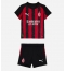 AC Milan Theo Hernandez #19 Thuis tenue Kids 2025-26 Korte Mouwen (+ broek)