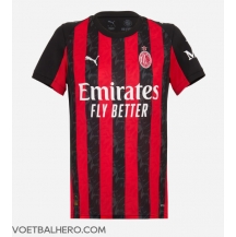 AC Milan Thuis tenue Dames 2025-26 Korte Mouwen