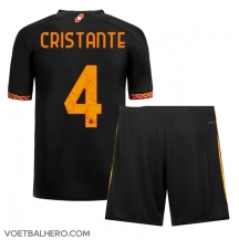 AS Roma Bryan Cristante #4 Derde tenue Kids 2023-24 Korte Mouwen (+ broek)