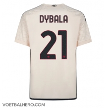 AS Roma Paulo Dybala #21 Uit tenue 2023-24 Korte Mouwen