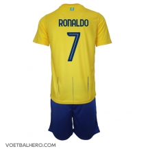 Al-Nassr Cristiano Ronaldo #7 Thuis tenue Kids 2023-24 Korte Mouwen (+ broek)