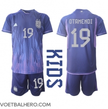 Argentinië Nicolas Otamendi #19 Uit tenue Kids WK 2022 Korte Mouwen (+ broek)