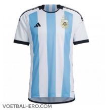 Argentinië Thuis tenue WK 2022 Korte Mouwen