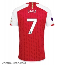 Arsenal Bukayo Saka #7 Thuis tenue 2023-24 Korte Mouwen