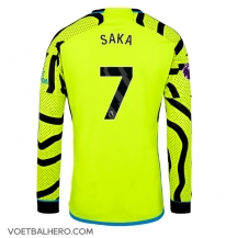Arsenal Bukayo Saka #7 Uit tenue 2023-24 Lange Mouwen
