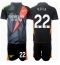 Arsenal David Raya #22 Keeper Derde tenue Kids 2024-25 Korte Mouwen (+ broek)
