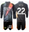 Arsenal David Raya #22 Keeper Derde tenue Kids 2024-25 Lange Mouwen (+ broek)