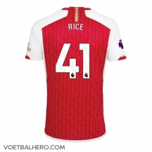 Arsenal Declan Rice #41 Thuis tenue 2023-24 Korte Mouwen