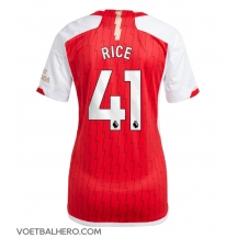 Arsenal Declan Rice #41 Thuis tenue Dames 2023-24 Korte Mouwen