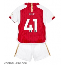 Arsenal Declan Rice #41 Thuis tenue Kids 2023-24 Korte Mouwen (+ broek)