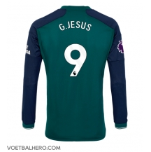 Arsenal Gabriel Jesus #9 Derde tenue 2023-24 Lange Mouwen