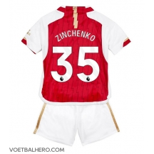 Arsenal Oleksandr Zinchenko #35 Thuis tenue Kids 2023-24 Korte Mouwen (+ broek)