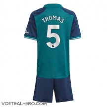 Arsenal Thomas Partey #5 Derde tenue Kids 2023-24 Korte Mouwen (+ broek)