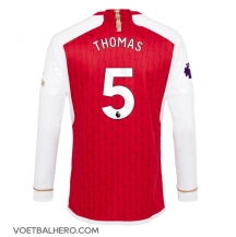Arsenal Thomas Partey #5 Thuis tenue 2023-24 Lange Mouwen