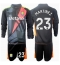 Aston Villa Emiliano Martinez #23 Keeper Uit tenue Kids 2024-25 Lange Mouwen (+ broek)