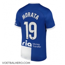 Atletico Madrid Alvaro Morata #19 Uit tenue 2023-24 Korte Mouwen