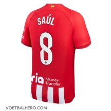 Atletico Madrid Saul Niguez #8 Thuis tenue 2023-24 Korte Mouwen