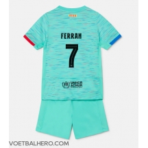 Barcelona Ferran Torres #7 Derde tenue Kids 2023-24 Korte Mouwen (+ broek)