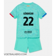 Barcelona Ilkay Gundogan #22 Derde tenue Kids 2023-24 Korte Mouwen (+ broek)