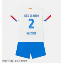 Barcelona Joao Cancelo #2 Uit tenue Kids 2023-24 Korte Mouwen (+ broek)