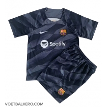 Barcelona Keeper Uit tenue Kids 2023-24 Korte Mouwen (+ broek)