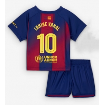 Barcelona Lamine Yamal #10 Thuis tenue Kids 2025-26 Korte Mouwen (+ broek)
