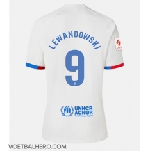 Barcelona Robert Lewandowski #9 Uit tenue 2023-24 Korte Mouwen