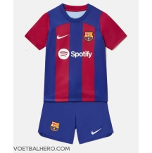 Barcelona Thuis tenue Kids 2023-24 Korte Mouwen (+ broek)