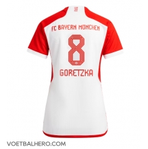 Bayern Munich Leon Goretzka #8 Thuis tenue Dames 2023-24 Korte Mouwen