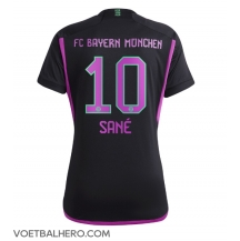 Bayern Munich Leroy Sane #10 Uit tenue Dames 2023-24 Korte Mouwen