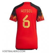België Axel Witsel #6 Thuis tenue Dames WK 2022 Korte Mouwen