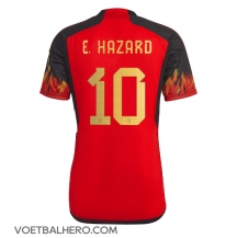 België Eden Hazard #10 Thuis tenue WK 2022 Korte Mouwen