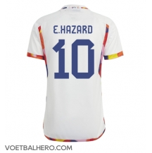 België Eden Hazard #10 Uit tenue WK 2022 Korte Mouwen