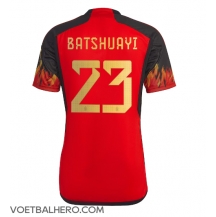 België Michy Batshuayi #23 Thuis tenue WK 2022 Korte Mouwen