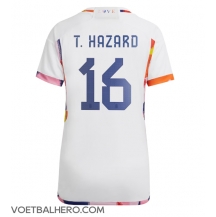 België Thorgan Hazard #16 Uit tenue Dames WK 2022 Korte Mouwen