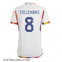 België Youri Tielemans #8 Uit tenue WK 2022 Korte Mouwen
