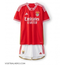 Benfica Thuis tenue Kids 2023-24 Korte Mouwen (+ broek)
