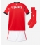 Benfica Thuis tenue Kids 2025-26 Korte Mouwen (+ broek)