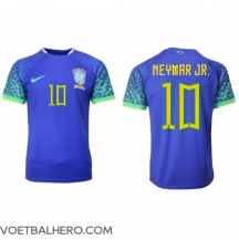 Brazilië Neymar Jr #10 Uit tenue WK 2022 Korte Mouwen