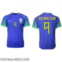 Brazilië Richarlison #9 Uit tenue WK 2022 Korte Mouwen