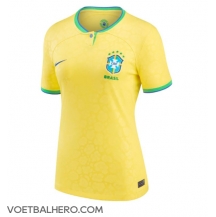 Brazilië Thuis tenue Dames WK 2022 Korte Mouwen