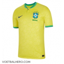 Brazilië Thuis tenue WK 2022 Korte Mouwen