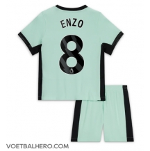 Chelsea Enzo Fernandez #8 Derde tenue Kids 2023-24 Korte Mouwen (+ broek)