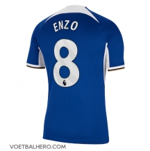 Chelsea Enzo Fernandez #8 Thuis tenue 2023-24 Korte Mouwen