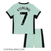 Chelsea Raheem Sterling #7 Derde tenue Kids 2023-24 Korte Mouwen (+ broek)