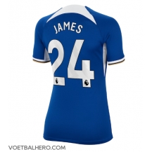 Chelsea Reece James #24 Thuis tenue Dames 2023-24 Korte Mouwen
